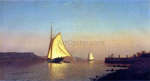  Francis A Silva October on the Hudson - Canvas Art Print