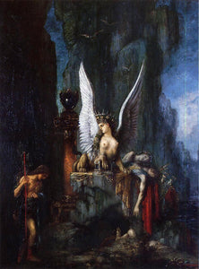  Gustave Moreau Oedipus Wanderer - Canvas Art Print