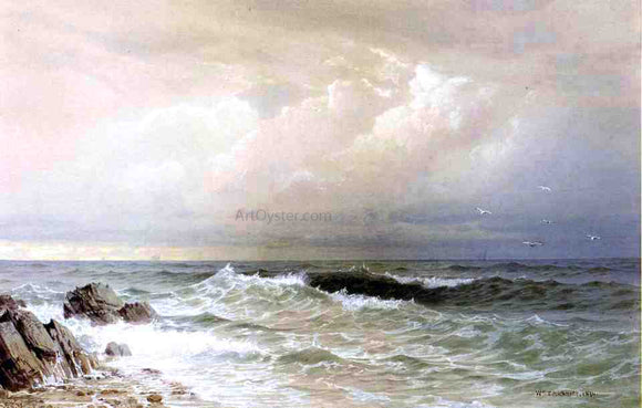  William Trost Richards Off the Coast of Rhode Island - Canvas Art Print