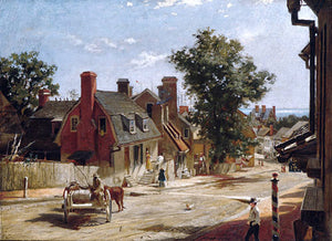  Francis Blackwell Mayer Old Annapolis, Francis Street - Canvas Art Print