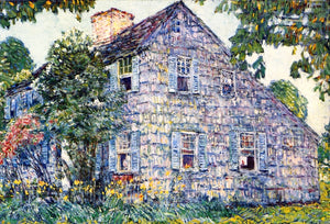  Frederick Childe Hassam Old House, East Hampton - Canvas Art Print