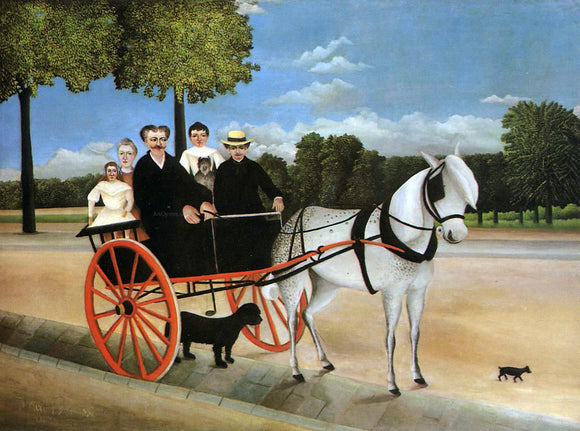  Henri Rousseau Old Junior's Cart - Canvas Art Print
