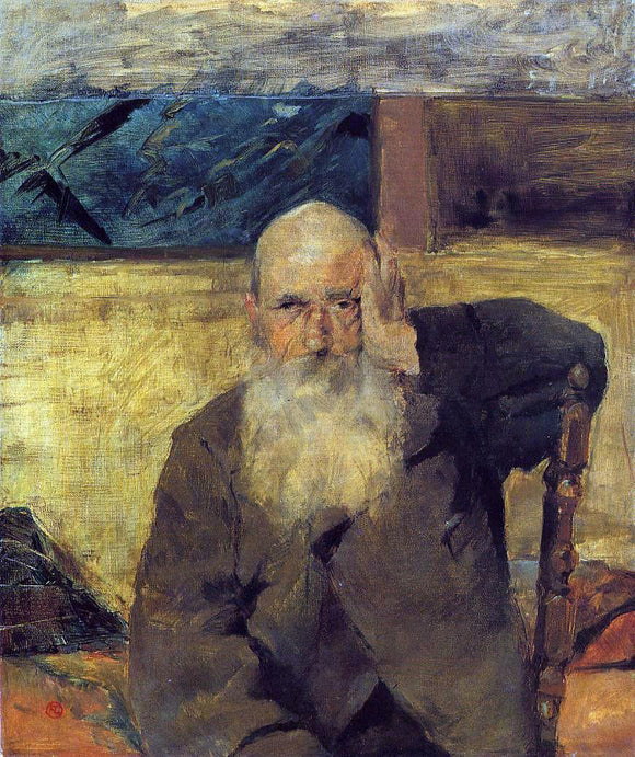  Henri De Toulouse-Lautrec Old Man at Celeyran - Canvas Art Print