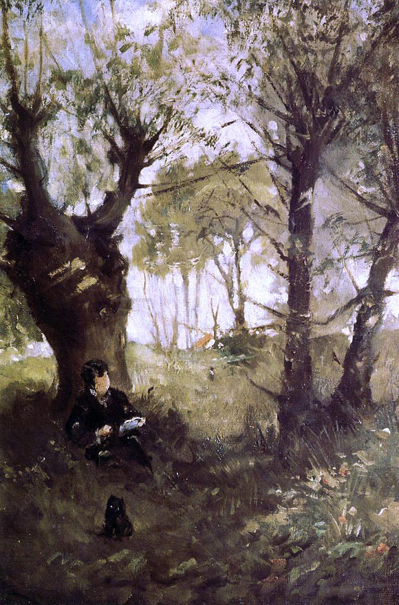  Berthe Morisot Old Path at Auvers - Canvas Art Print