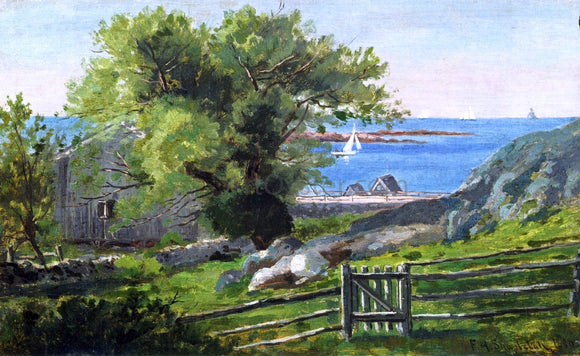 Frank Henry Shapleigh Old Willow at Cohasset, MA., 1880 - Canvas Art Print