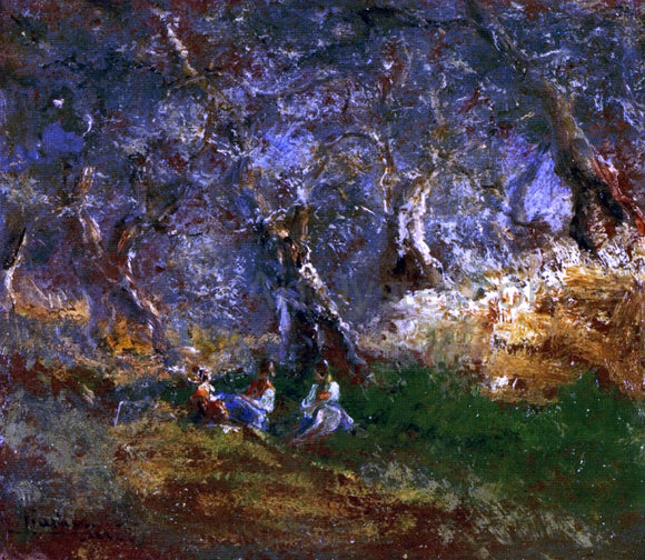 Pompeo Mariani Olive Trees in Bordigera - Canvas Art Print