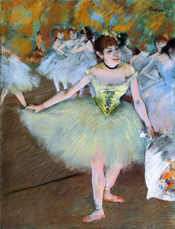  Edgar Degas On Stage - Canvas Art Print