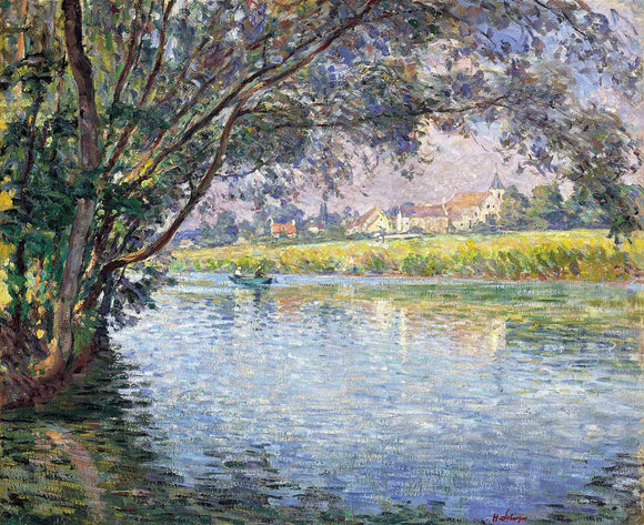  Henri Lebasque On the Banks of the Marne - Canvas Art Print