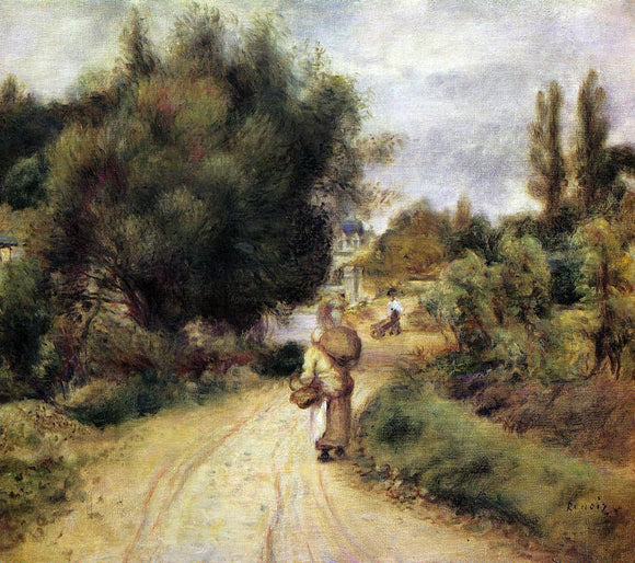  Pierre Auguste Renoir On the Banks of the River - Canvas Art Print