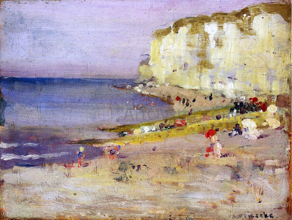  Frederick Carl Frieseke On the Beach, Corsica - Canvas Art Print