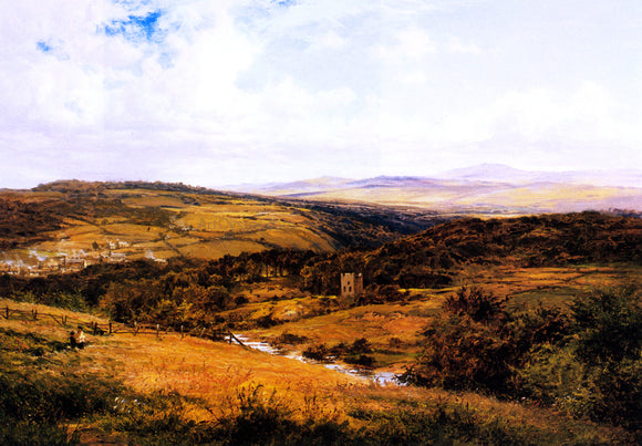  Benjamin Williams Leader On the Borders of Dartmoor - Canvas Art Print