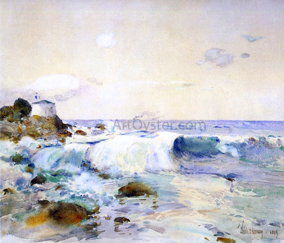  Frederick Childe Hassam On the Brittany Coast - Canvas Art Print