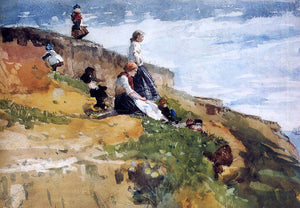  Winslow Homer On the Cliff - Canvas Art Print