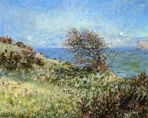 Claude Oscar Monet On the Cliff at Fecamp - Canvas Art Print