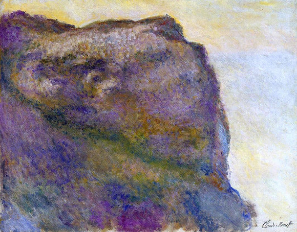  Claude Oscar Monet On the Cliff at Petit Ailly - Canvas Art Print