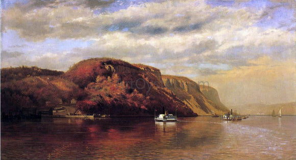  John George Brown On the Hudson - Canvas Art Print