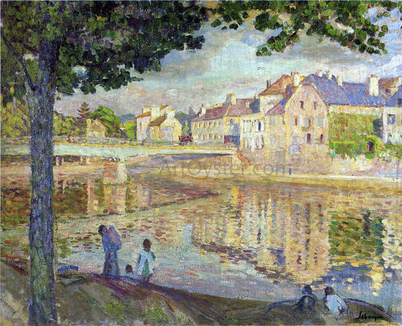  Henri Lebasque On the Marne River - Canvas Art Print