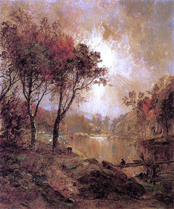  Jasper Francis Cropsey On the Ramapo River - Canvas Art Print