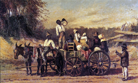  William Aiken Walker On the Road to Natchez - Canvas Art Print