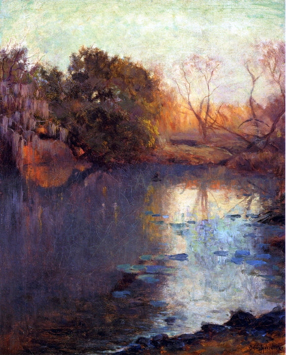  Julian Onderdonk On The San Antonio River - Canvas Art Print