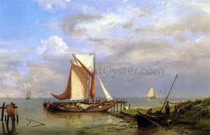  The Elder Hermanus Koekkoek On the Scheldt - Canvas Art Print