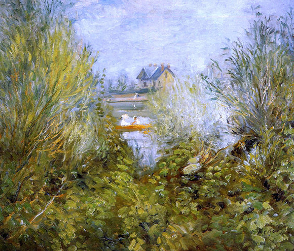  Pierre Auguste Renoir On the Seine, near Argenteuil - Canvas Art Print