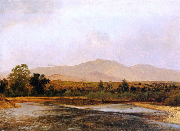 John Frederick Kensett On the St. Vrain, Colorado Territory - Canvas Art Print