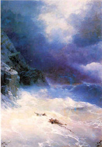  Ivan Constantinovich Aivazovsky On the Storm - Canvas Art Print