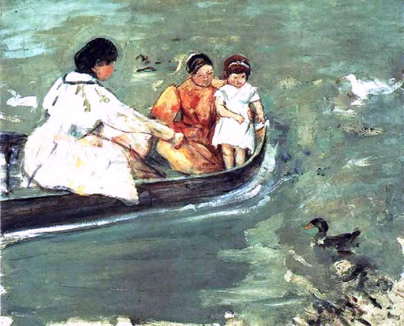  Mary Cassatt On the Water - Canvas Art Print