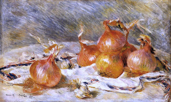  Pierre Auguste Renoir Onions - Canvas Art Print