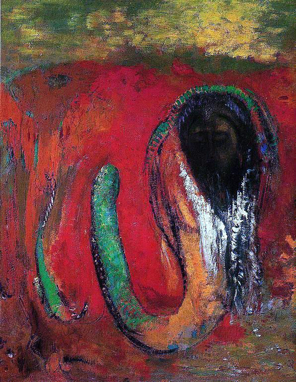  Odilon Redon Onnes (also known as Christ and the Serpent) - Canvas Art Print