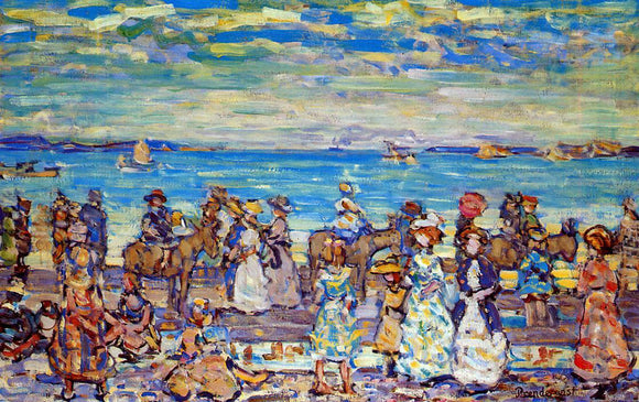  Maurice Prendergast Opal Sea - Canvas Art Print