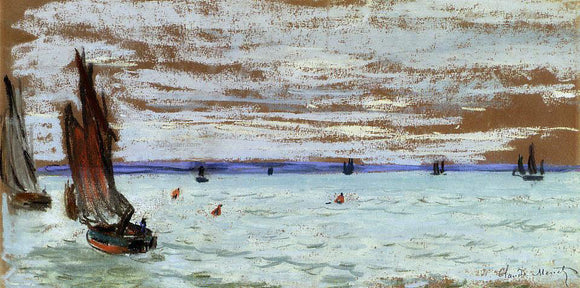  Claude Oscar Monet Open Sea - Canvas Art Print