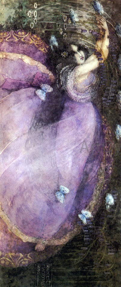  Frances E MacDonald Ophelia - Canvas Art Print