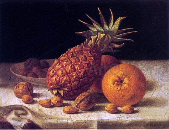  John F Francis Oranges and Pineapple - Canvas Art Print