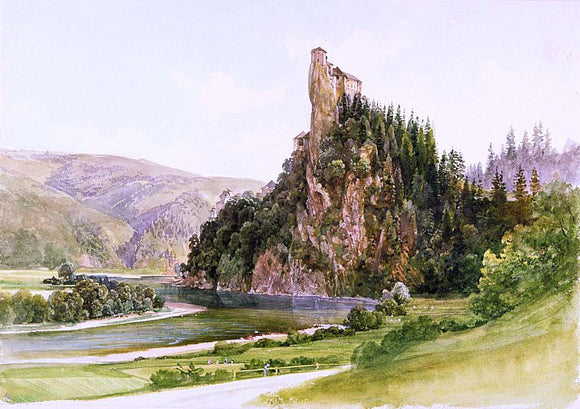  Thomas Ender Orava Castle - Canvas Art Print