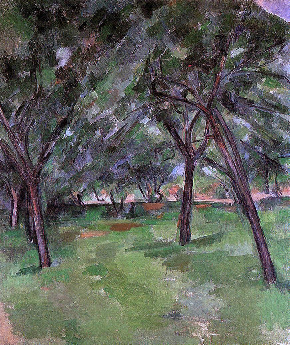  Paul Cezanne Orchard - Canvas Art Print