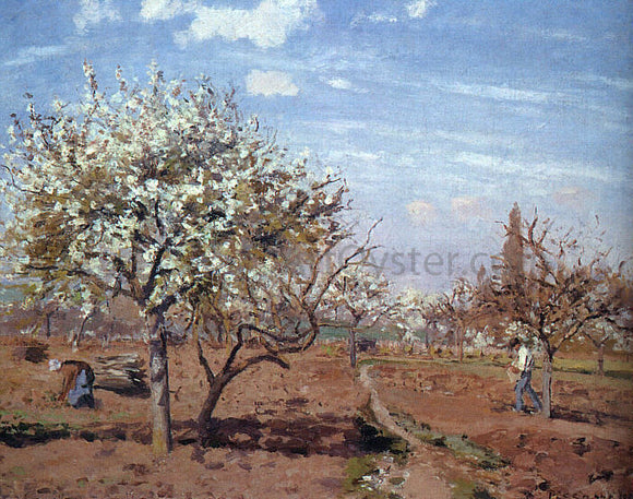  Camille Pissarro Orchard in Bloom at Louveciennes - Canvas Art Print