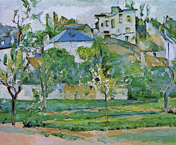  Paul Cezanne Orchard in Pontoise - Canvas Art Print
