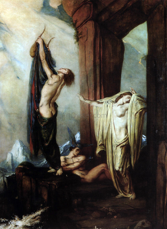  Charles De Sousy Ricketts Orpheus and Eurydice - Canvas Art Print