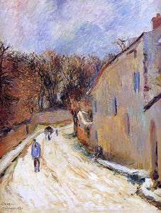  Paul Gauguin Osny, rue de Pontoise, Winter - Canvas Art Print