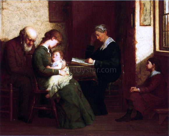  George Henry Story Our Father Who Art in Heaven - Canvas Art Print