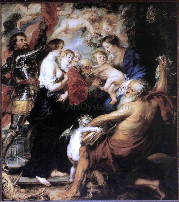  Peter Paul Rubens Our Lady with the Saints - Canvas Art Print