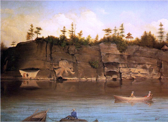 James Hope Outing at Lake Mohonk - Canvas Art Print