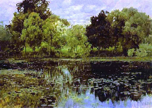  Isaac Ilich Levitan Overgrown Pond, Study - Canvas Art Print