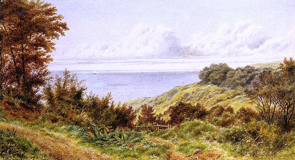  William Trost Richards Overlooking the Coast - Canvas Art Print