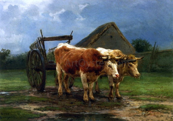  Rosa Bonheur Oxen Pulling a Cart - Canvas Art Print