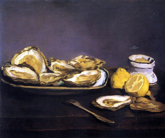  Edouard Manet Oysters - Canvas Art Print
