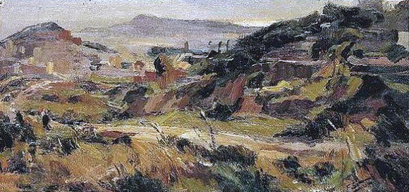  Francisco Gimeno Arasa Paisaje de Montana - Canvas Art Print