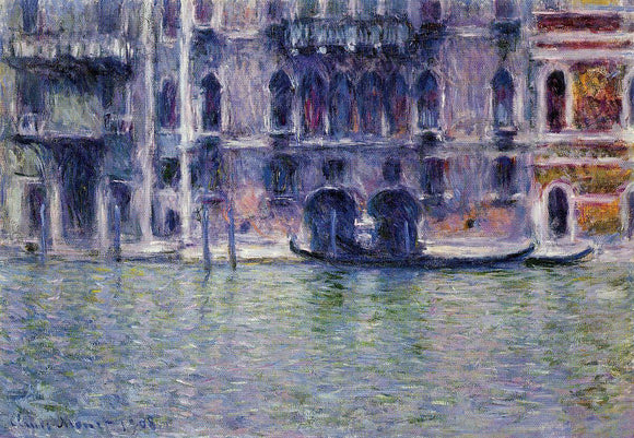  Claude Oscar Monet Palazzo da Mula - Canvas Art Print